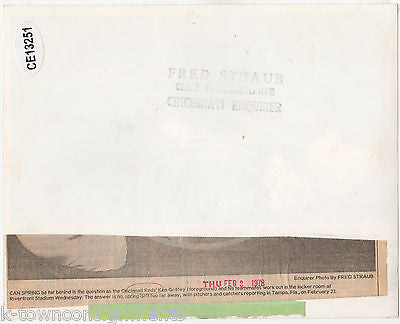 KEN GRIFFY CINCINATTI REDS MLB BASEBALL PLAYER VINTAGE SPRING TRAINING PHOTO - K-townConsignments