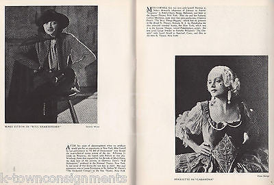 KATHARINE CORNELL THEATRE ACTRESS VINTAGE STAGE PORTRAITS SOUVENIR PROGRAM - K-townConsignments