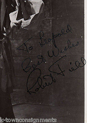 ROBERT FIELD ROBIN HOOD STAGE ACTOR VINTAGE AUTOGRAPH SIGNED PROMO PHOTO - K-townConsignments