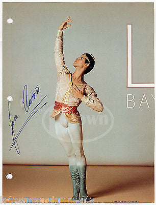 JOSE MANUEL CARRENO BALLET STAGE DANCER AUTOGRAPH SIGNED THEATRE PROGRAM PAGE - K-townConsignments