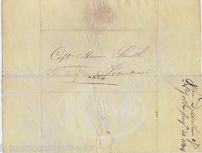 1804 NEW YORK SHIP CAPTAINS SIGNED LETTER DISCUSSING LACK OF VESSELS EMPLOYMENT - K-townConsignments