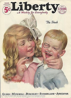 BIG SISTER & LITTLE BROTHER VINTAGE LESLIE THRASHER GRAPHIC COVER PRINT - K-townConsignments