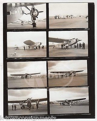 AMERICAN AIRWAYS FORD TRI-MOTOR US AIR MAIL CLIPPER AIRPLANE PHOTO CONTACT SHEET - K-townConsignments