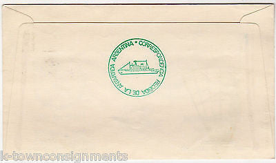 ANTARCTICA ARGENTINA LIGA NAVAL BASE STAMP VINTAGE POSTAL MAIL COVER 1983 - K-townConsignments