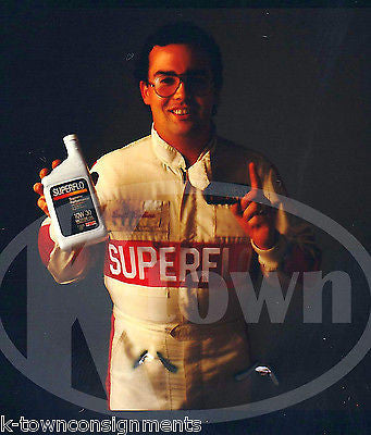 BRETT BODINE SUPERFLO OIL ORIGINAL VINTAGE NASCAR ADVERTISING PHOTO NEGATIVE - K-townConsignments