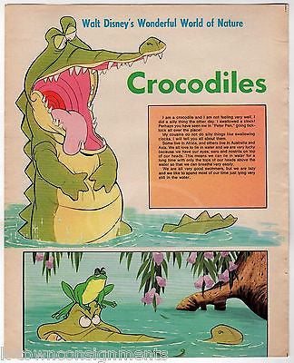 WALT DISNEY'S CROCODILES VINTAGE WALT DISNEY ANIMATION POSTER PRINT - K-townConsignments