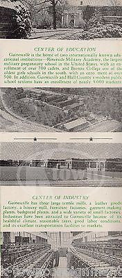 GAINESVILLE GEORGIA ATLANTA PARKS DEPARTMENT VINTAGE SOUVENIR TRAVEL BROCHURE - K-townConsignments