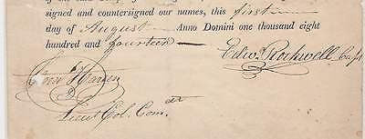 WAR OF 1812 NEW YORK 11th ARTILLERY CORNELIUS HARSEN AUTOGRAPH SIGNED DOCUMENT - K-townConsignments