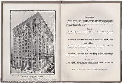 SIMPLEX REVERSIBLE WINDOWS PITTSBURG PLATE GLASS VINTAGE GRAPHIC SALES BOOKLET - K-townConsignments