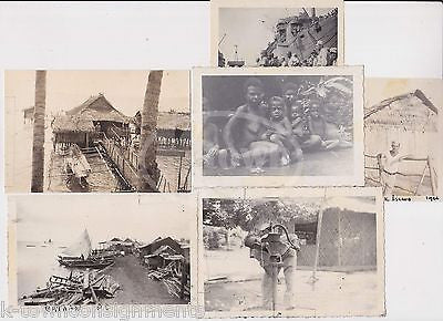 WWII 871st AIRBORNE SERVICEMEN ORIGINAL IDed PHILIPPINES SNAPSHOT PHOTOS LOT - K-townConsignments