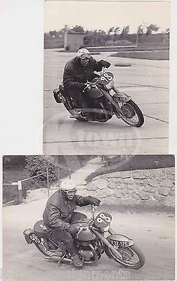 AUSTRIA GOLD CUP MOTORCYCLE RACING MARTHA #98 ORIGINAL ARTUR FENZLAU PHOTOS 1963 - K-townConsignments