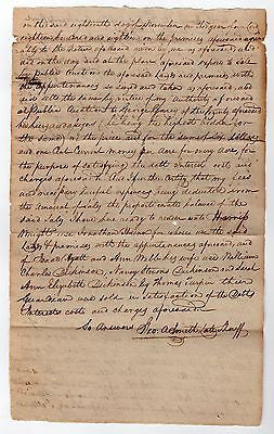 GEORGE SMITH MARYLAND SHERIFF REV WAR ANTIQUE AUTOGRAPH SIGNED LEGAL LETTER 1818 - K-townConsignments