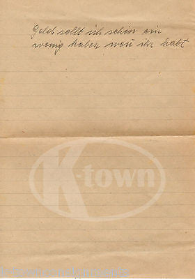 LANDECK GERMANY VINTAGE WWII GERMAN SOLDIER FELDPOST STAMPED LETTER 1940 - K-townConsignments