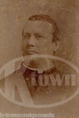 BOSTON MALDEN MASSACHUSETTES CATHOLIC PRIEST ANTIQUE CABINET CARD PHOTO - K-townConsignments
