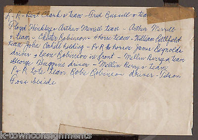 HORSE DRAWN SNOW SLEIGH DRIVER TEAMS IDed ANTIQUE OUTDOOR GROUP PHOTOGRAPH - K-townConsignments