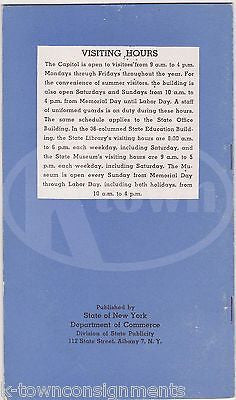 ALBANY NEW YORK STATE CAPITOL THOMAS DEWEY VINTAGE SOUVENIR TRAVEL BROCHURE - K-townConsignments