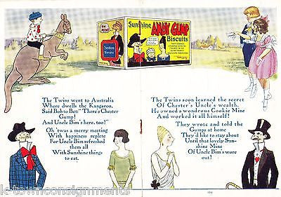 SUNSHINE TWINS FAIRY TALE BOOK OF RHYMES ANTIQUE ANDY GUMP GRAPHIC ILLUSTRATED - K-townConsignments