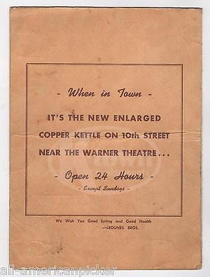 COPPER KETTLE FARNHURST DELAWARE VINTAGE BEEFBURGERS & WAFFLES BREAKFAST MENU - K-townConsignments