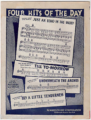 OLD KITCHEN KETTLE KEEPS SINGING A SONG AL JOLSON GRAPHIC ART SHEET MUSIC 1932 - K-townConsignments