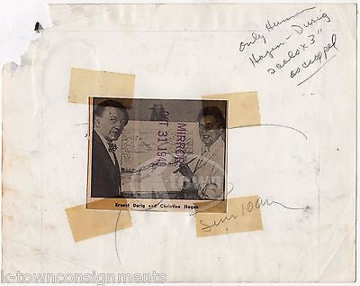 ERNEST DURIG & CHRISTINE HAGEN ARTIST PAINTERS VINTAGE NEWS PRESS PHOTOGRAPH - K-townConsignments