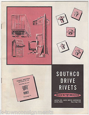 SOUTHCO DRIVE RIVETS LESTER PA INDUSTRIAL CO VINTAGE GRAPHIC ADVERTISING FLYER U - K-townConsignments