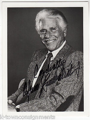 EFREM ZIMBALIST MAVERICK TV & MOVIE ACTOR VINTAGE AUTOGRAPH SIGNED PROMO PHOTO - K-townConsignments