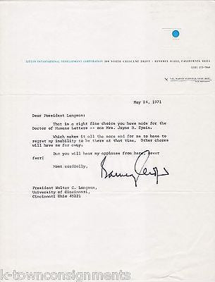 BARNEY OLDFIELD ARMY AIR FORCE MILITARY AID TO EISENHOWER AUTOGRAPH SIGNED NOTE - K-townConsignments