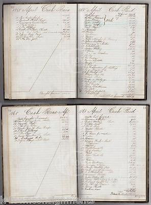 J. B. LEONARD CO BOSTON CIVIL WAR DEBT LEDGER GORDON McKAY REVENUE STAMP 1868 - K-townConsignments