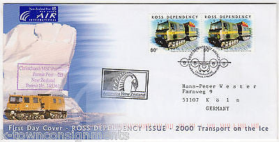 CHRIST CHURCH ANTARCTICA NEW ZEALAND EXPEDITION ROSS STAMPED POSTAL MAIL COVER - K-townConsignments