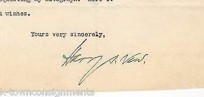 HARRY NEW INDIANA CONGRESSMEN ANTIQUE AUTOGRAPH SIGNED STATIONERY LETTER 1919 - K-townConsignments
