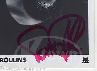 SONNY ROLLINS JAZZ SAXOPHONE PLAYER VINTAGE AUTOGRAPH SIGNED PROMO PHOTO - K-townConsignments