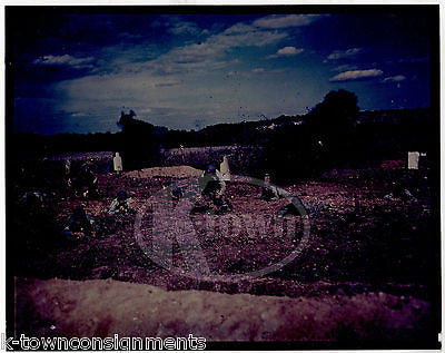 WWII MILITARY TRAINING EXPLOSIVES OBSTACLE COURSE VINTAGE SIGNAL CORP PHOTO 1945 - K-townConsignments