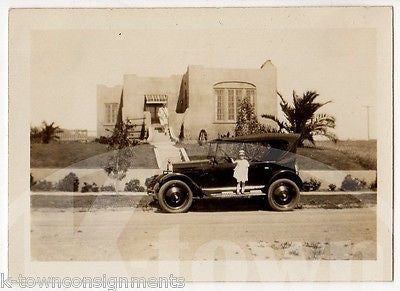 SPALDING FAMILY AMERICAN WEST ADOBE STYLE HOME & MODEL T CAR SNAPSHOT PHOTOS LOT - K-townConsignments