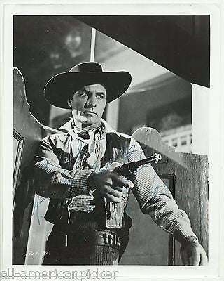 GEORGE MONTGOMERY COWBOY WESTERN MOVIE ACTOR VINTAGE AUTOGRAPH SIGNED PHOTO - K-townConsignments