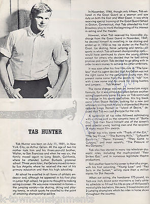 TAB HUNTER THE TENDER TRAP STAGE & MOVIE ACTOR VINTAGE AUTOGRAPH SIGNED PROGRAM - K-townConsignments
