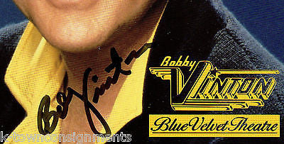 BOBBY VINTON LITHUANIAN POP MUSIC SINGER VINTAGE AUTOGRAPH SIGNED PHOTO PRINT - K-townConsignments
