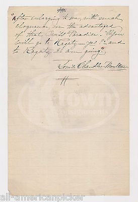 LOUISE CHANDLER MOULTON AMERICAN POET AUTHOR CRITIC ANTIQUE AUTOGRAPH SIGNATURE - K-townConsignments