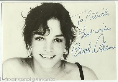 BROOKE ADAMS PRO WRESTLER &  MOVIE ACTRESS VINTAGE AUTOGRAPH SIGNED PHOTOGRAPH - K-townConsignments