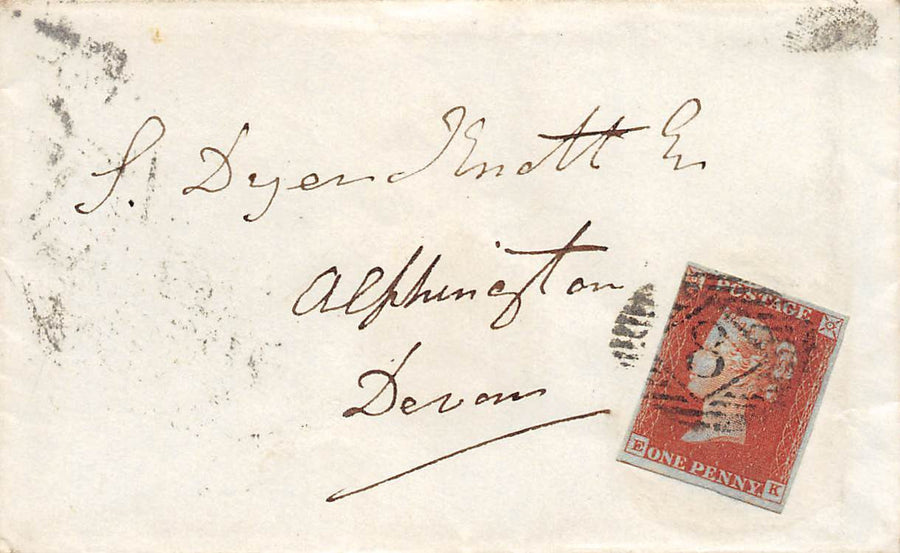 SYDNEY SMITH BRITISH ANGLICAN WRITER HAND ADDRESSED STAMPED POSTAL MAIL COVER - K-townConsignments