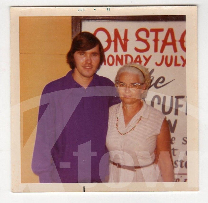 ROY ACUFF JR COUNTRY WESTERN MUSIC SINGER ORIGINAL VINTAGE SNAPSHOT PHOTO 1971 - K-townConsignments