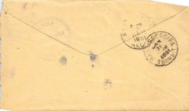 EMMERT & SON HARDWARE & COAL HAGERSTOWN MD ANTIQUE ADVERTISING POSTAL MAIL COVER - K-townConsignments