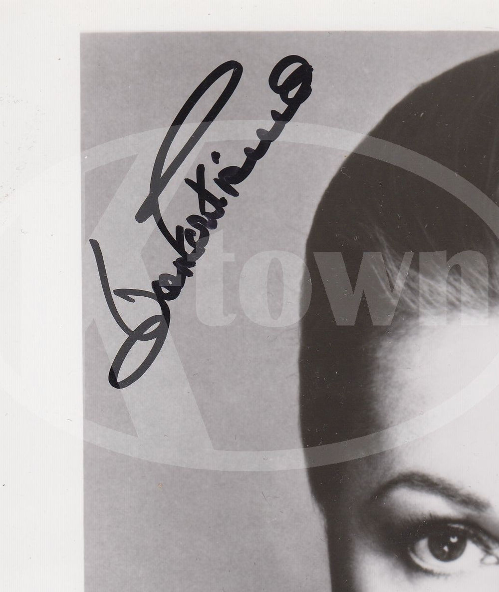 JOAN FONTAINE HITCHCOCK MOVIE ACTRESS VINTAGE AUTOGRAPH SIGNED PROMO PHOTO - K-townConsignments