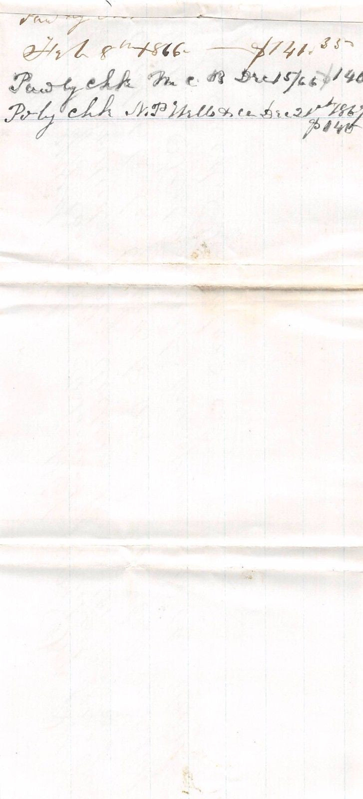 JOHNSTOWN MONTGOMERY COUNTY BANK PA ANTIQUE CHECK & ESTATE LETTERS MAIL ENVELOPE - K-townConsignments