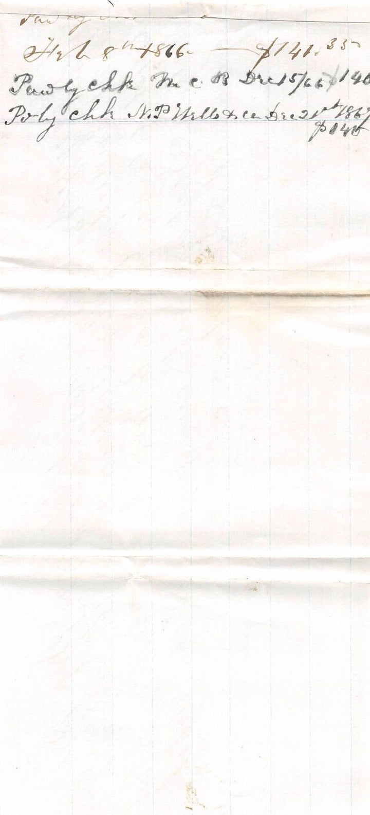 JOHNSTOWN MONTGOMERY COUNTY BANK PA ANTIQUE CHECK & ESTATE LETTERS MAIL ENVELOPE - K-townConsignments
