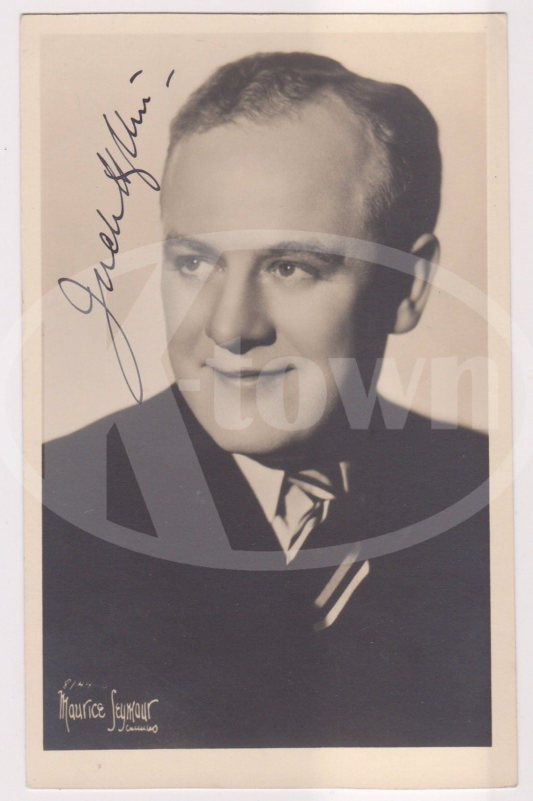 JACK HYLTON BRITISH BIG BAND MUSIC LAEDER VINTAGE AUTOGRAPH SIGNED PROMO PHOTO - K-townConsignments