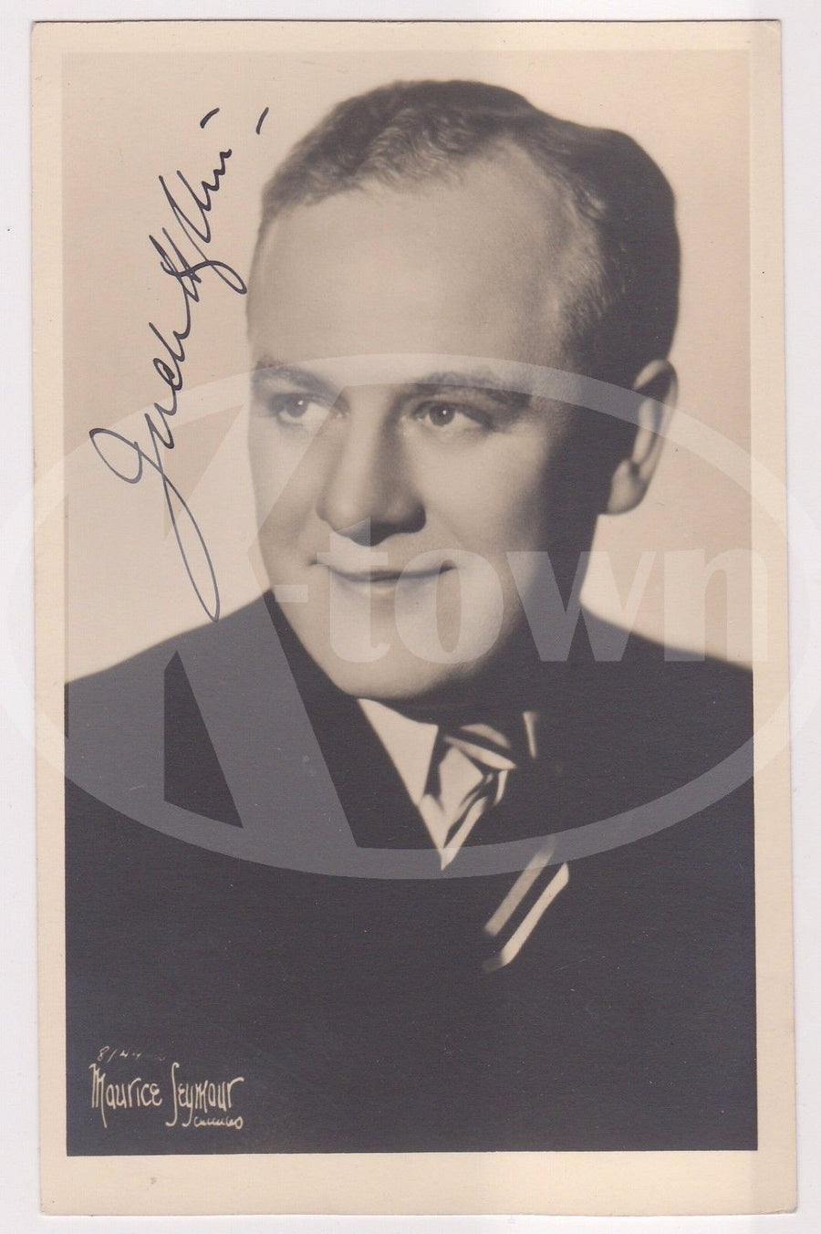 JACK HYLTON BRITISH BIG BAND MUSIC LAEDER VINTAGE AUTOGRAPH SIGNED PROMO PHOTO - K-townConsignments