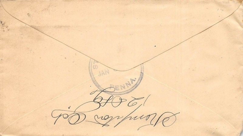 JAMES WHITNEY NURSERY ROCHESTER NEW YORK ANTIQUE ADVERTISING POSTAL MAIL COVER - K-townConsignments