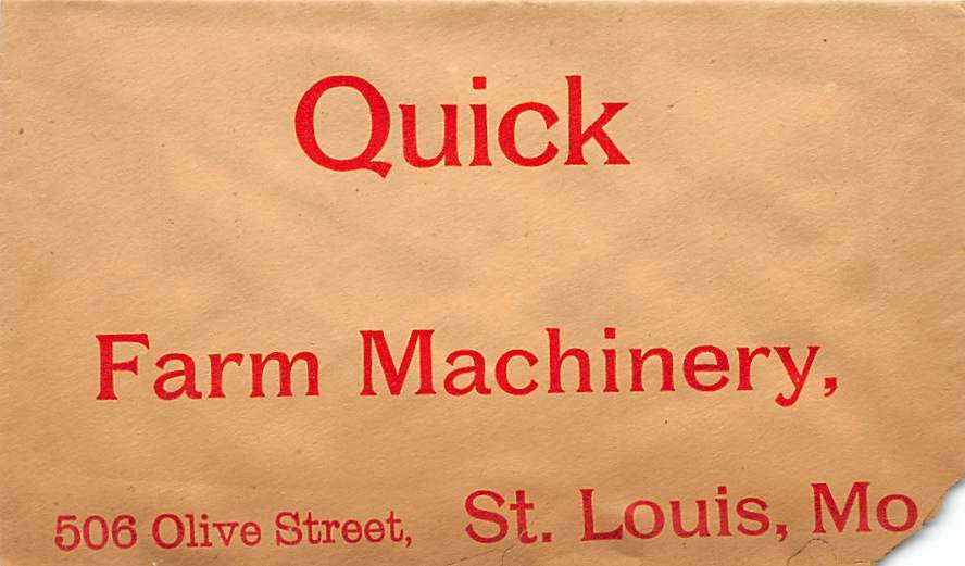FARM MACHINERY MAGAZINE ST LOUIS ANTIQUE GRAPHIC ADVERTISING SALESMENS LETTER - K-townConsignments
