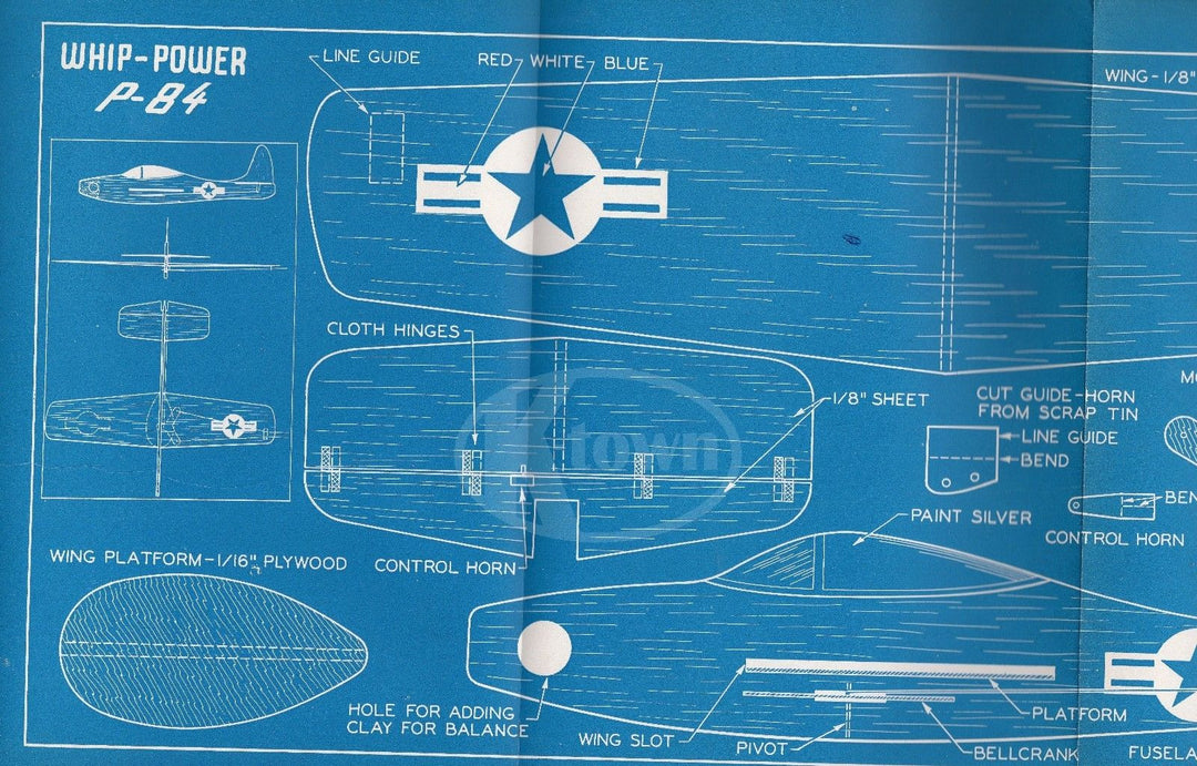 AIR TRAILS ANTIQUE GRAPHIC AVIATION MAGAZINE 112D FLYING WING PLANE POSTER 1948 - K-townConsignments