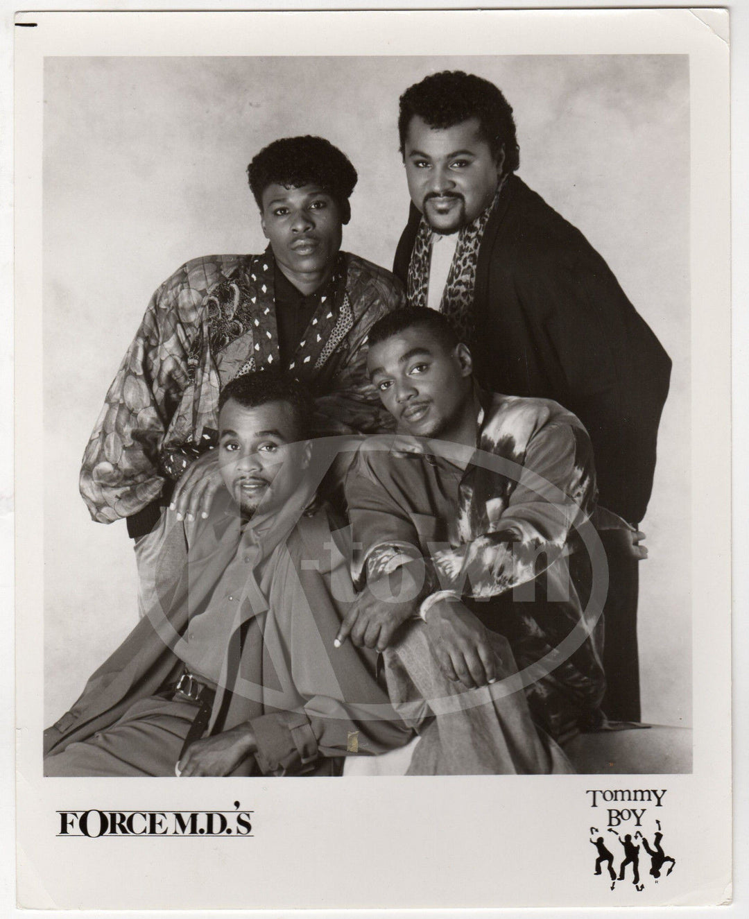 FORCE MD'S NEW JACK SWING HIP HOP MUSIC NEW YORK VINTAGE STUDIO PROMO PHOTO - K-townConsignments